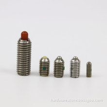 Set screw ball roller with spring plunger function